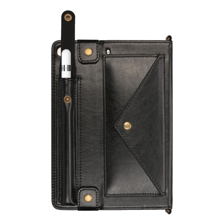 Envelop Shape Leather Casing for iPad mini (2019) 7.9 inch/mini 4/mini 3/mini 2/mini - Black-2