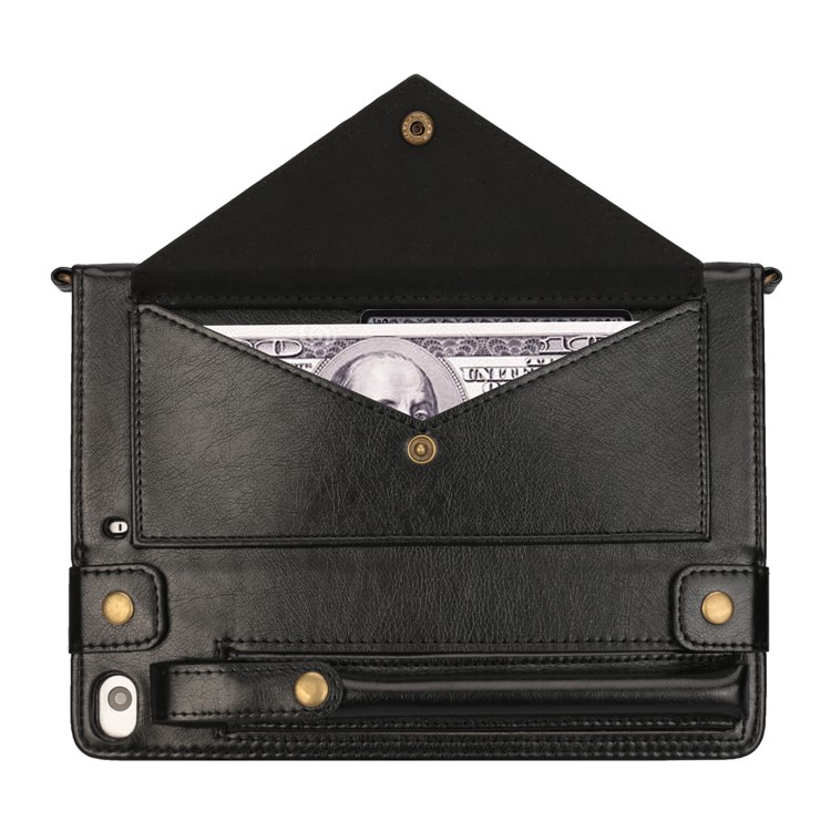 Envelop Shape Leather Casing for iPad mini (2019) 7.9 inch/mini 4/mini 3/mini 2/mini - Black-3