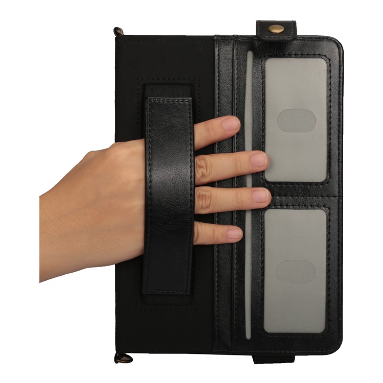 Envelop Shape Leather Casing for iPad mini (2019) 7.9 inch/mini 4/mini 3/mini 2/mini - Black-7