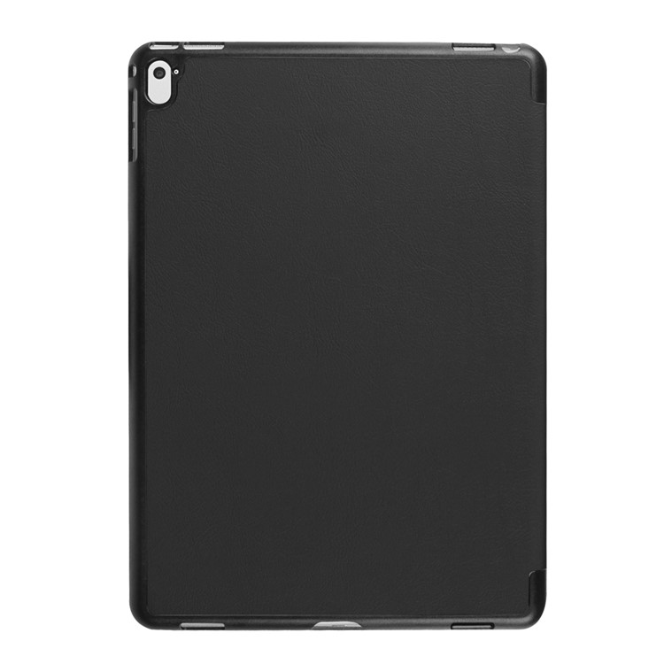 Tri-fold Stand Leather Tablet Cover Case for iPad Pro 9.7 inch - Black-3