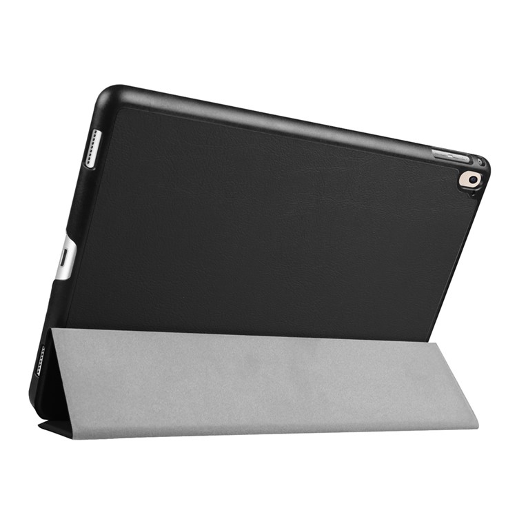 Tri-fold Stand Leather Tablet Cover Case for iPad Pro 9.7 inch - Black-6