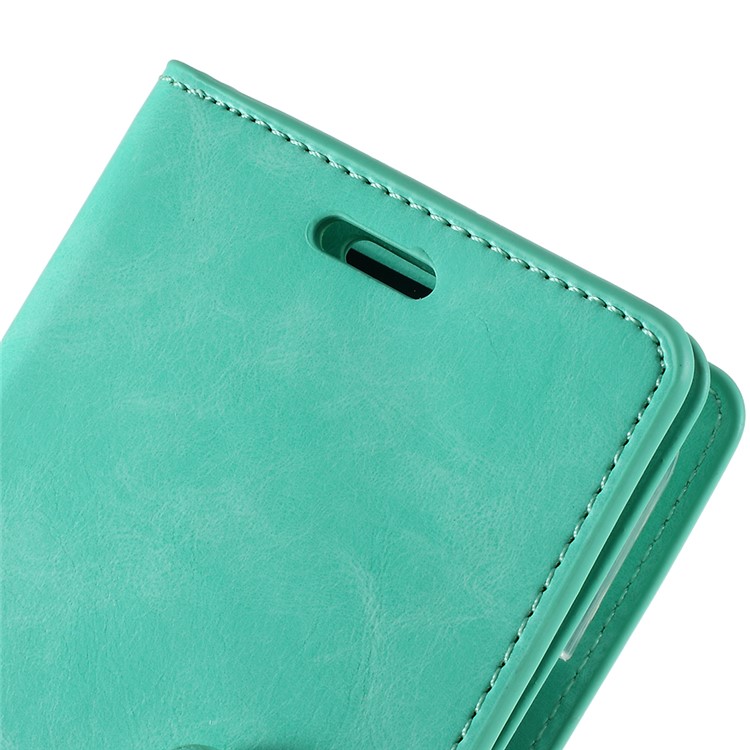MERCURY GOOSPERY Mansoor Wallet Diary Leather Cover Protection Phone Case for iPhone 11 6.1 inch (2019) - Cyan-5