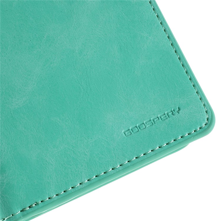 MERCURY GOOSPERY Mansoor Wallet Diary Leather Cover Protection Phone Case for iPhone 11 6.1 inch (2019) - Cyan-7