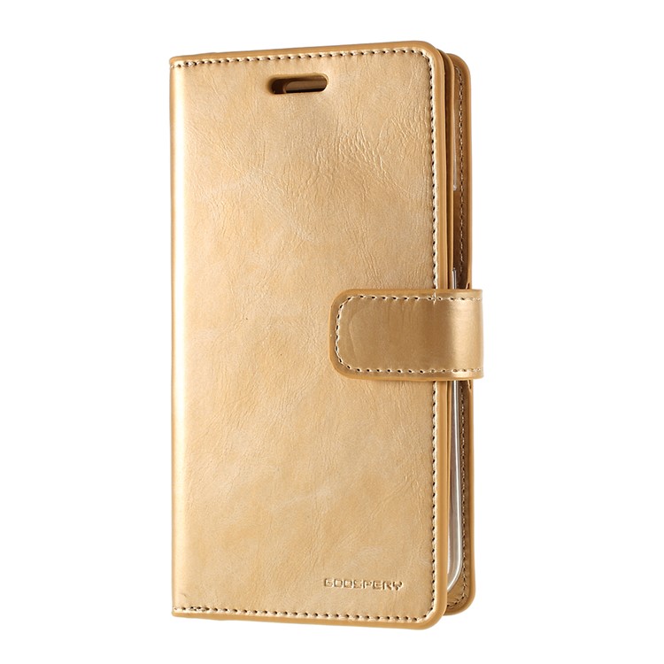 MERCURY GOOSPERY Mansoor Wallet Diary Leather Cover Protection Phone Case for iPhone 11 6.1 inch (2019) - Gold-2