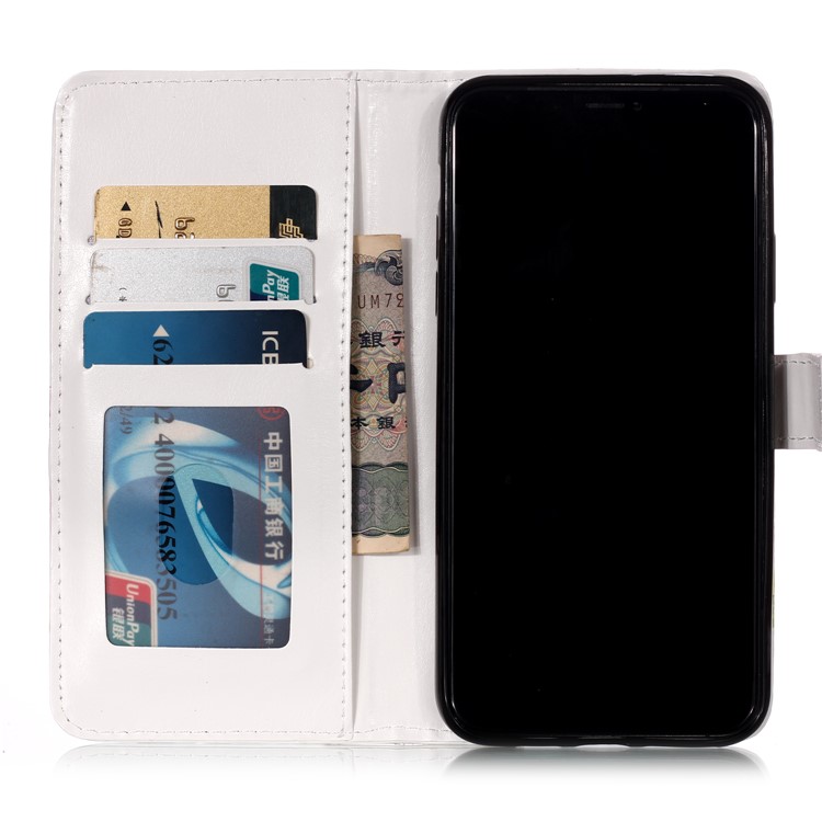3D Spot Decor Embossment Pattern Leather Wallet Phone Shell for iPhone 11 Pro Max 6.5 inch (2019) - Skull-8