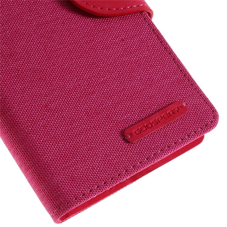 MERCURY GOOSPERY Canvas Leather Wallet Case for iPhone 11 Pro Max 6.5 inch (2019) - Rose-7