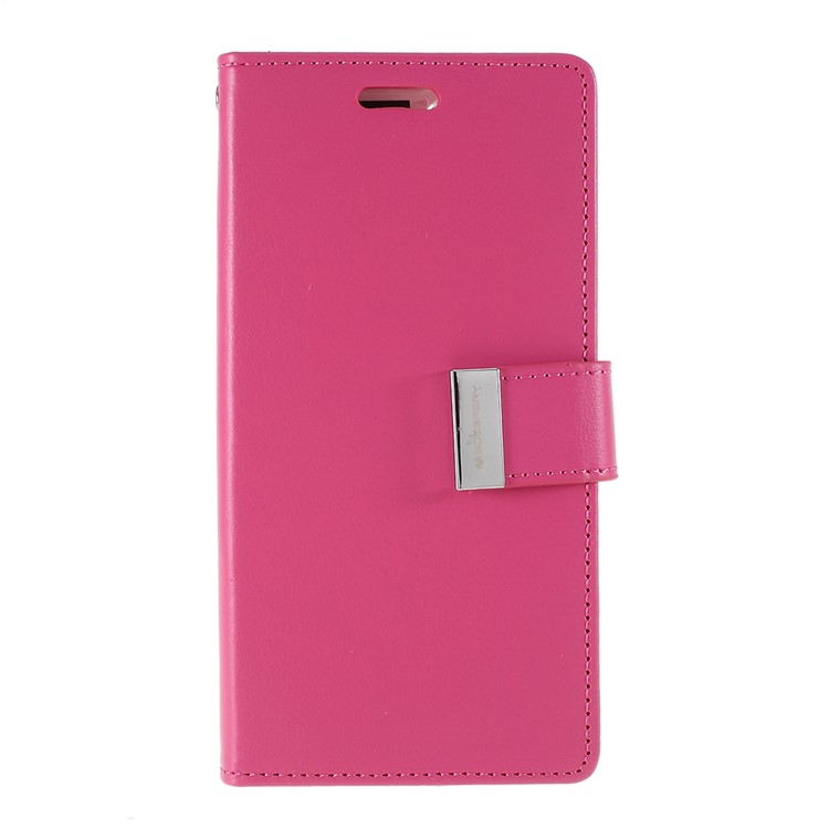 MERCURY GOOSPERY Rich Diary Leather Wallet Phone Casing for iPhone 11 Pro Max 6.5 inch (2019) - Rose-1