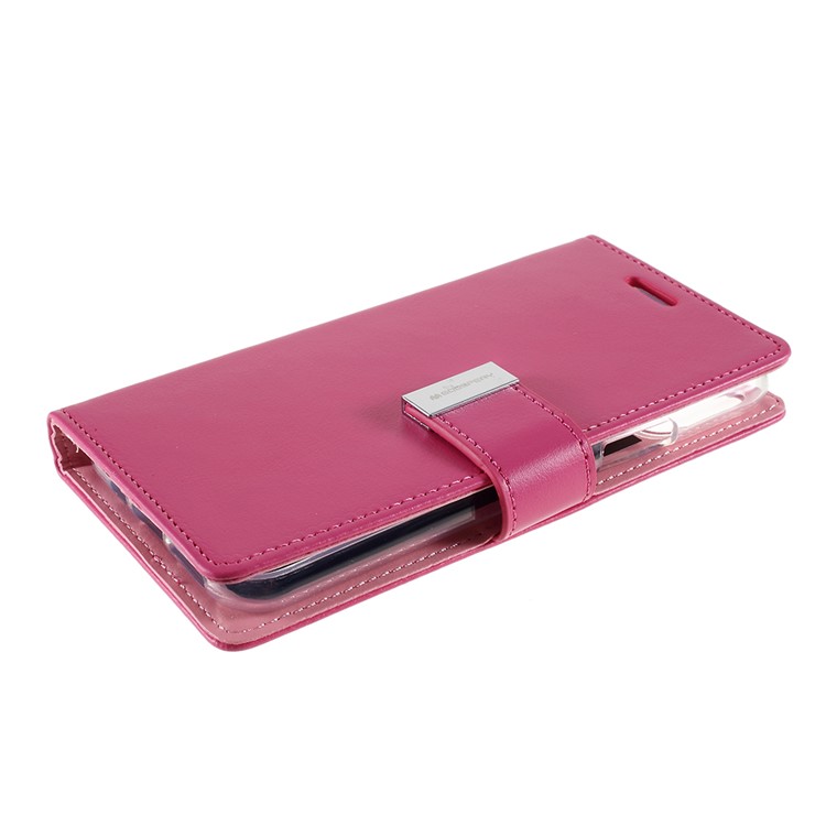 MERCURY GOOSPERY Rich Diary Leather Wallet Phone Casing for iPhone 11 Pro Max 6.5 inch (2019) - Rose-5