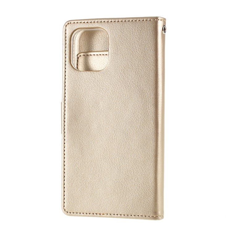 MERCURY GOOSPERY Rich Diary Leather Wallet Phone Casing for iPhone 11 Pro Max 6.5 inch (2019) - Gold-3