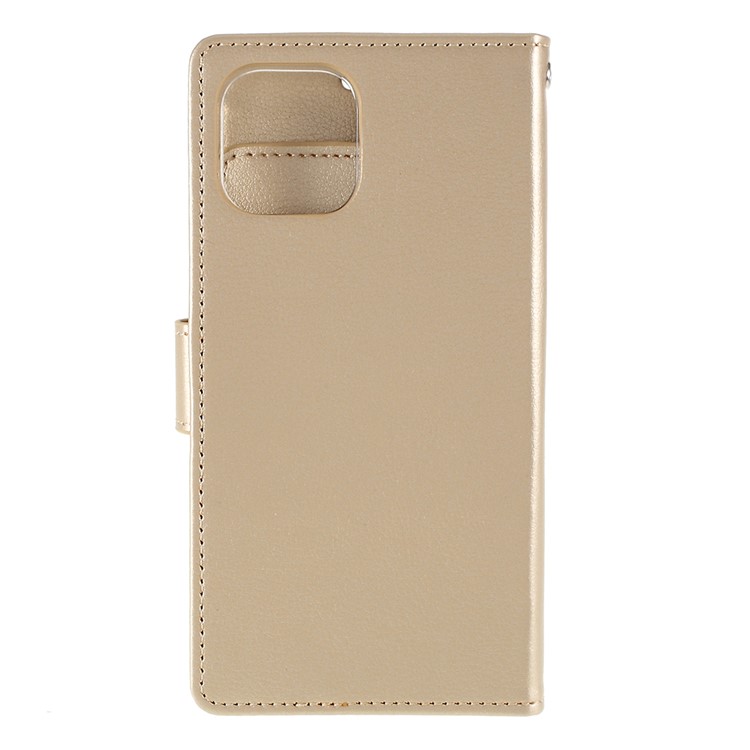 MERCURY GOOSPERY Rich Diary Leather Wallet Phone Casing for iPhone 11 Pro Max 6.5 inch (2019) - Gold-4
