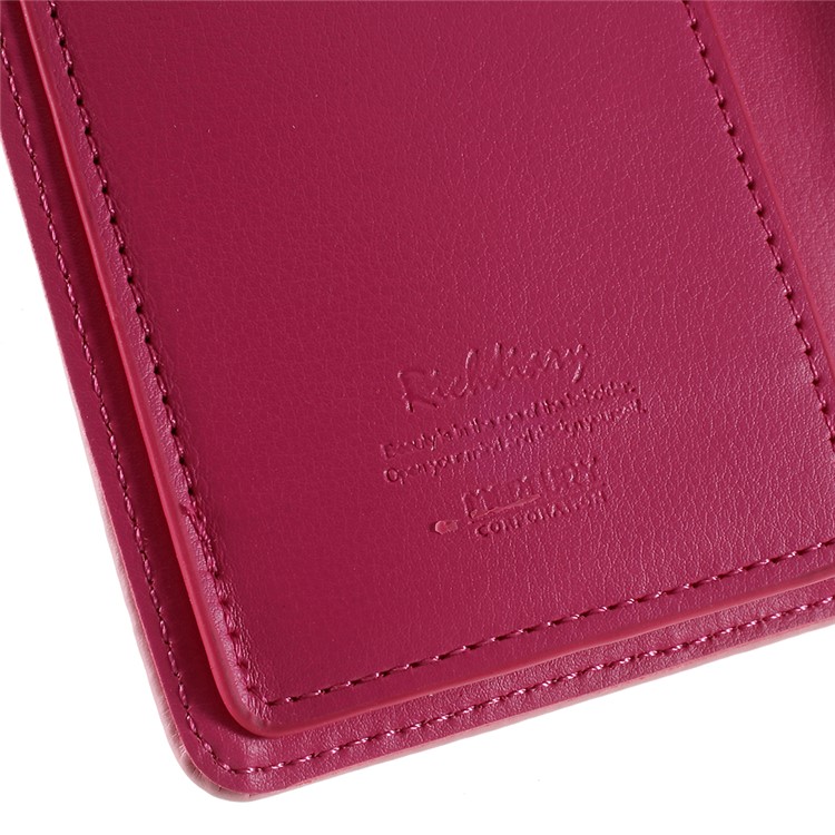 MERCURY GOOSPERY Rich Diary Leather Wallet Cover Protective Phone Shell for iPhone 11 Pro 5.8 inch (2019) - Pink-7