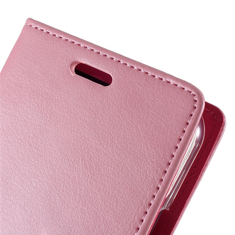MERCURY GOOSPERY Rich Diary Leather Wallet Cover Protective Phone Shell for iPhone 11 Pro 5.8 inch (2019) - Pink-8