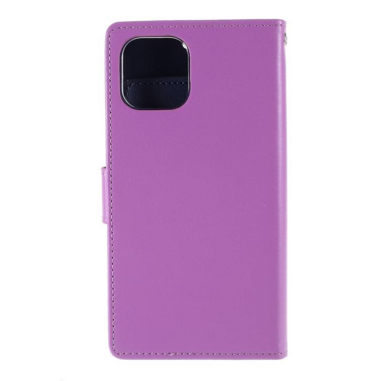 MERCURY GOOSPERY Reichhaltiges Tagebuch Leder Brieftasche Decken Schützende Handyhülle Für Das IPhone (2019) 5,8-Zoll - Lila-4