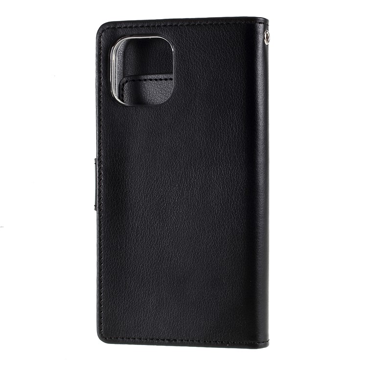 MERCURY GOOSPERY Rich Diary Leather Wallet Cover Protective Phone Shell for iPhone 11 Pro 5.8 inch (2019) - Black-3