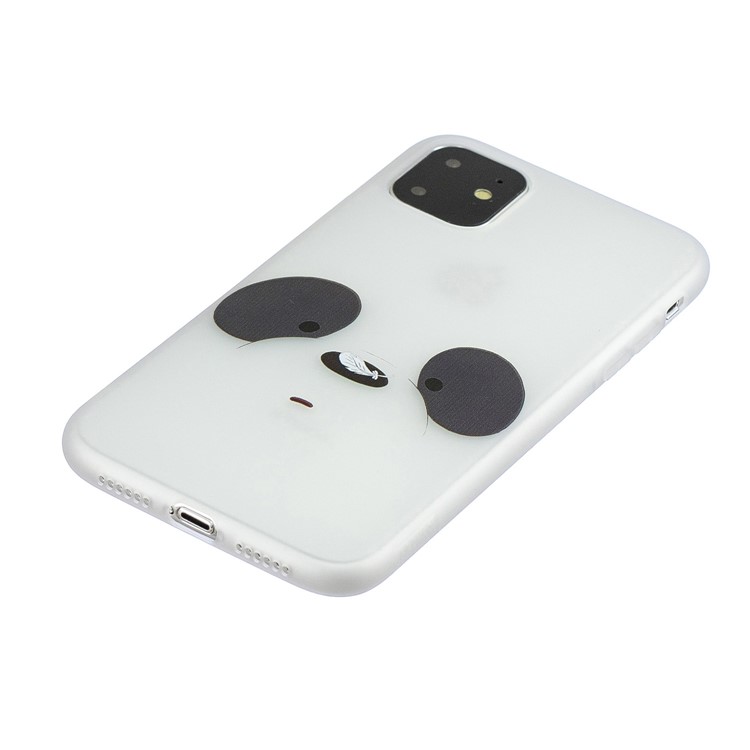 Pattern Printing Soft TPU Back Shell with Handy Strap for iPhone 11 6.1-inch (2019) - White-3