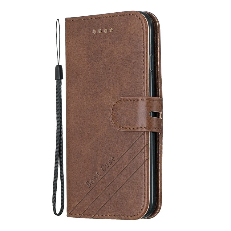 Funda De Cuero Con Carcasa De Billetera Para Iphone 6 / 6s / 7/8 4.7 Pulgadas - Café-2