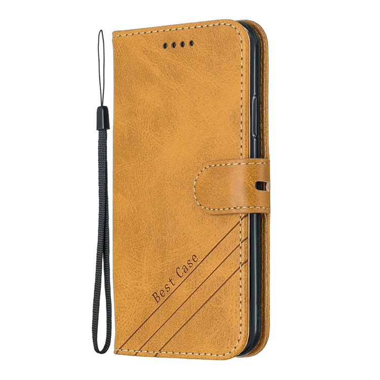 Wallet Leather Stand Protective Cell Phone Case for iPhone X/XS 5.8 inch - Brown-2