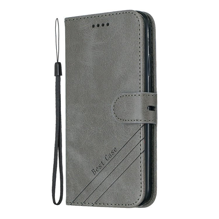 Wallet Leather Stand Case for iPhone 11 6.1 inch (2019) - Grey-2