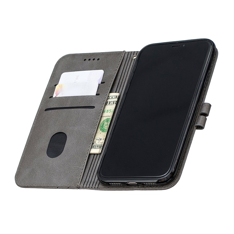 Wallet Leather Stand Case for iPhone 11 6.1 inch (2019) - Grey-8