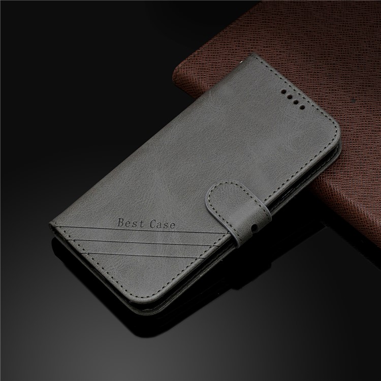 Wallet Leather Stand Case for iPhone 11 6.1 inch (2019) - Grey-9