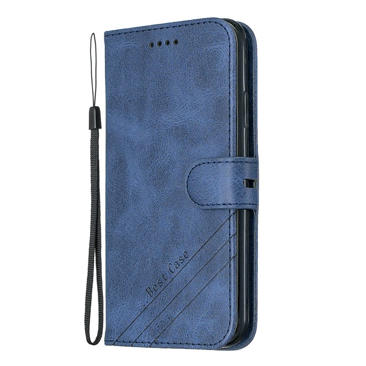 Brieftasche Ledertasche Für IPhone (2019) 6,1-Zoll - Blau-2