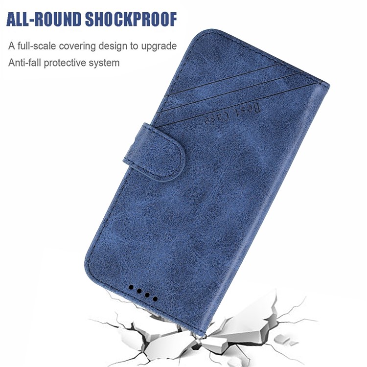 Brieftasche Ledertasche Für IPhone (2019) 6,1-Zoll - Blau-5