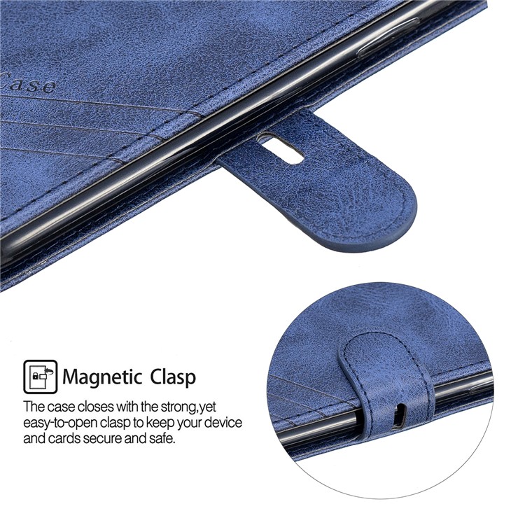 Brieftasche Ledertasche Für IPhone (2019) 6,1-Zoll - Blau-7