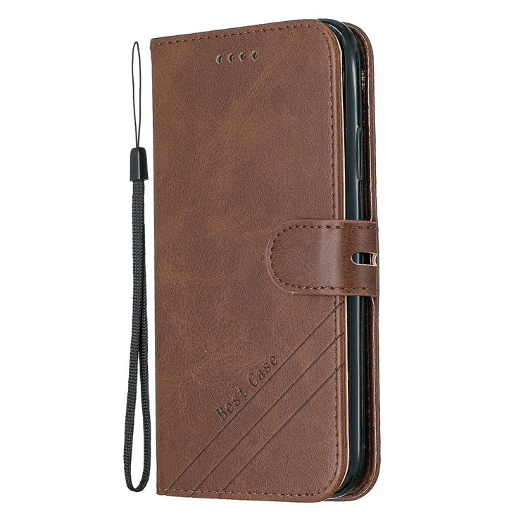 Wallet Leather Stand Case for iPhone 11 6.1 inch (2019) - Coffee-2