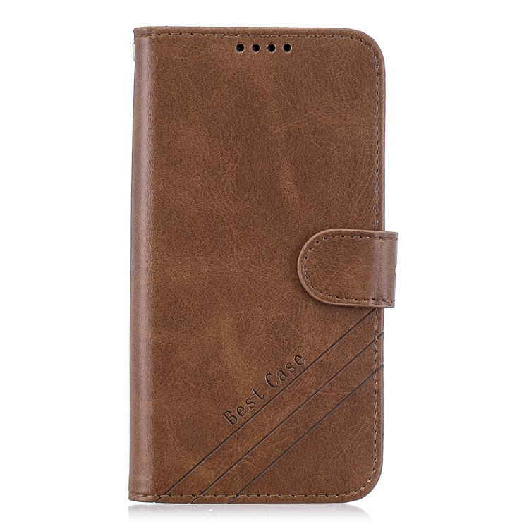 Wallet Leather Stand Case for iPhone 11 6.1 inch (2019) - Coffee-4