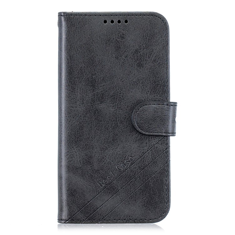 Caso De Carteira De Couro De Telefone Celular Para Iphone (2019) De 6,5 Polegadas - Preto-4