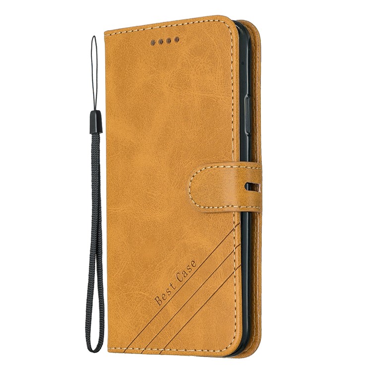 Funda De Cuero Para Billetera Para IPhone (2019) 6.5 Pulgadas - Marrón-2