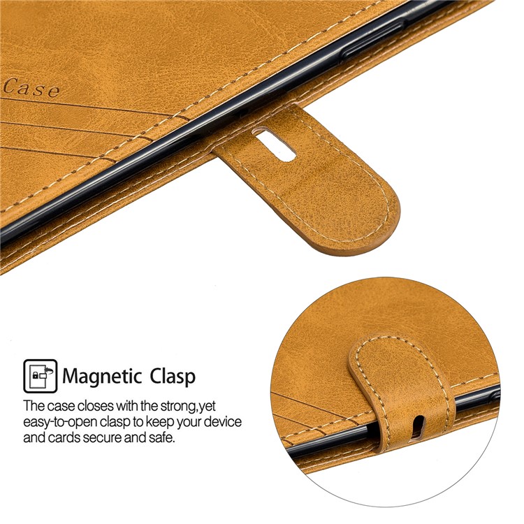 Funda De Cuero Para Billetera Para IPhone (2019) 6.5 Pulgadas - Marrón-7