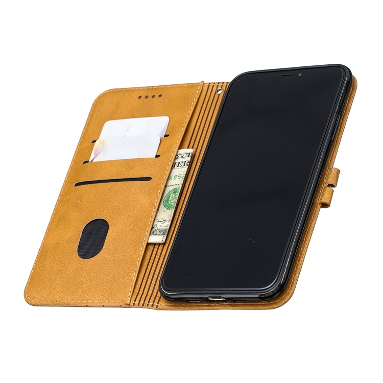 Funda De Cuero Para Billetera Para IPhone (2019) 6.5 Pulgadas - Marrón-8
