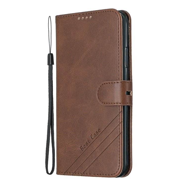 Funda De Cuero Para Billetera Para IPhone (2019) 6.5 Pulgadas - Café-2