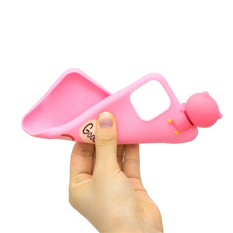 3D Cute Cartoon Pattern Printing TPU Phone Case for iPhone 11 6.1-inch (2019) - Pig-6