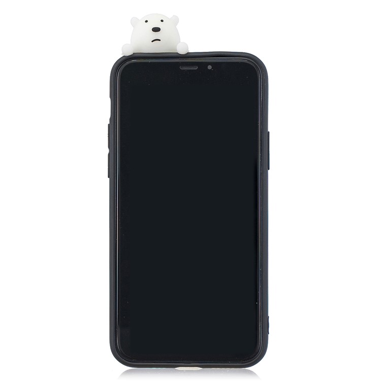 3D Niedlichen Cartoon-Muster Drucken TPU-Handyhülle Für Das IPhone (2019) 6,1-Zoll - Bär-3