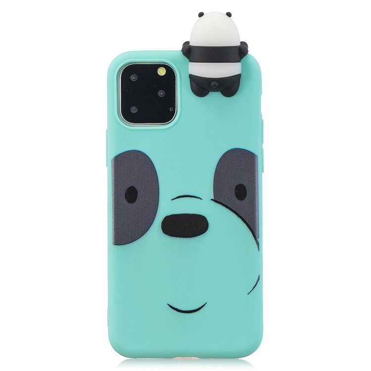 3D Cute Cartoon Pattern Printing TPU Phone Case for iPhone 11 Pro 5.8-inch (2019) - Blue Bear-2