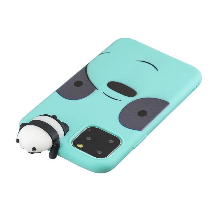 3D Cute Cartoon Pattern Printing TPU Phone Case for iPhone 11 Pro 5.8-inch (2019) - Blue Bear-5