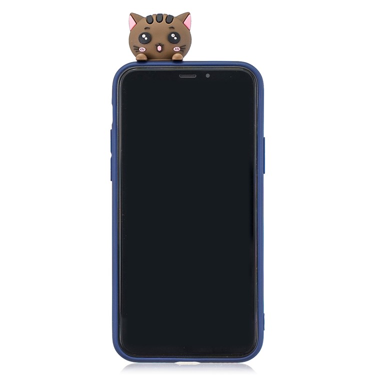 3D Cute Cartoon Pattern Printing TPU Phone Case for iPhone 11 Pro 5.8-inch (2019) - Cats-3