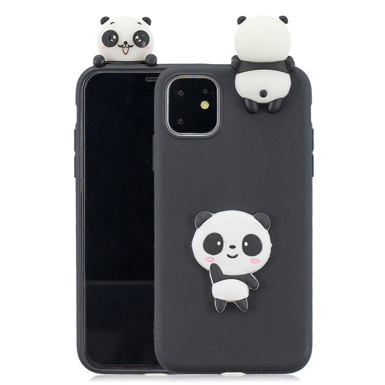 Christmas Series 3D Pattern Printing TPU Phone Case foriPhone 11 Pro 5.8 inch (2019) - Black-1