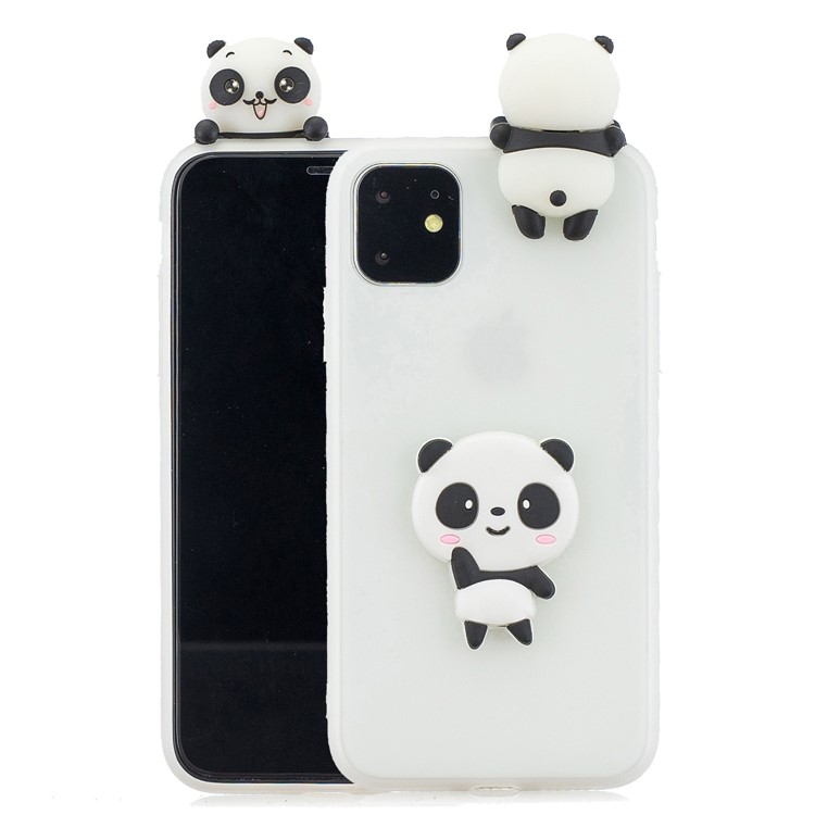 Christmas Series 3D Pattern Printing TPU Phone Case foriPhone 11 Pro 5.8 inch (2019) - White-1