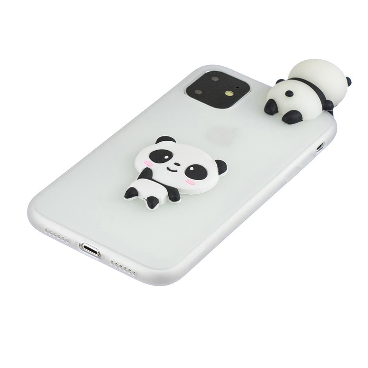 Christmas Series 3D Pattern Printing TPU Phone Case foriPhone 11 Pro 5.8 inch (2019) - White-4