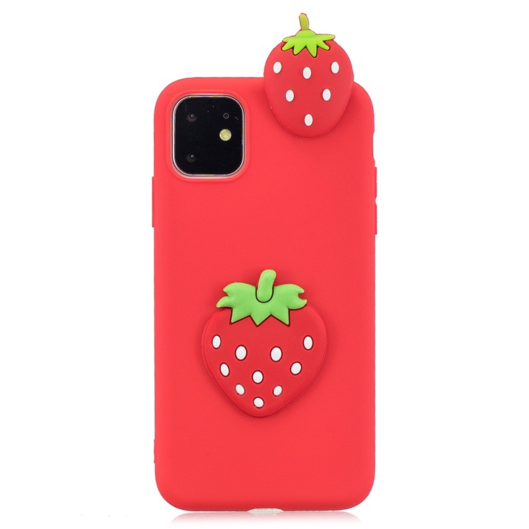 Christmas Series 3D Pattern Printing TPU Phone Case foriPhone 11 Pro 5.8 inch (2019) - Red-2