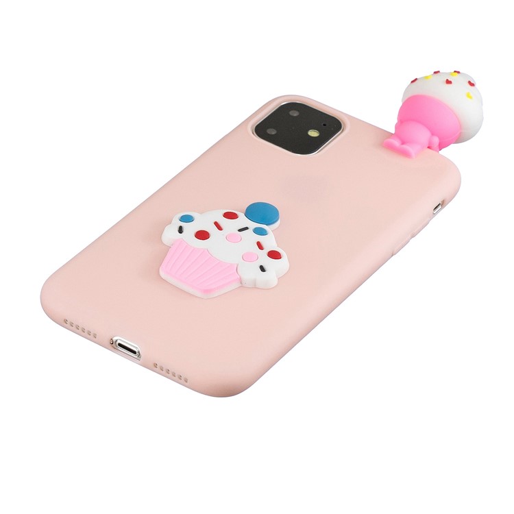 Christmas Series 3D Pattern Printing TPU Phone Case foriPhone 11 Pro 5.8 inch (2019) - Light Pink-4