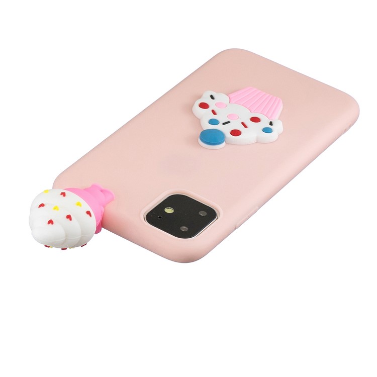 Christmas Series 3D Pattern Printing TPU Phone Case foriPhone 11 Pro 5.8 inch (2019) - Light Pink-5