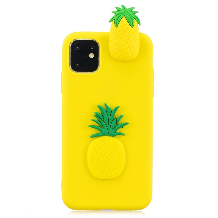Christmas Series 3D Pattern Printing TPU Phone Case foriPhone 11 Pro 5.8 inch (2019) - Yellow Pineapple-2