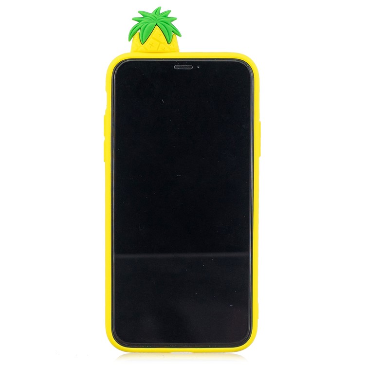 Christmas Series 3D Pattern Printing TPU Phone Case foriPhone 11 Pro 5.8 inch (2019) - Yellow Pineapple-3
