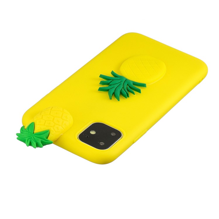Christmas Series 3D Pattern Printing TPU Phone Case foriPhone 11 Pro 5.8 inch (2019) - Yellow Pineapple-5