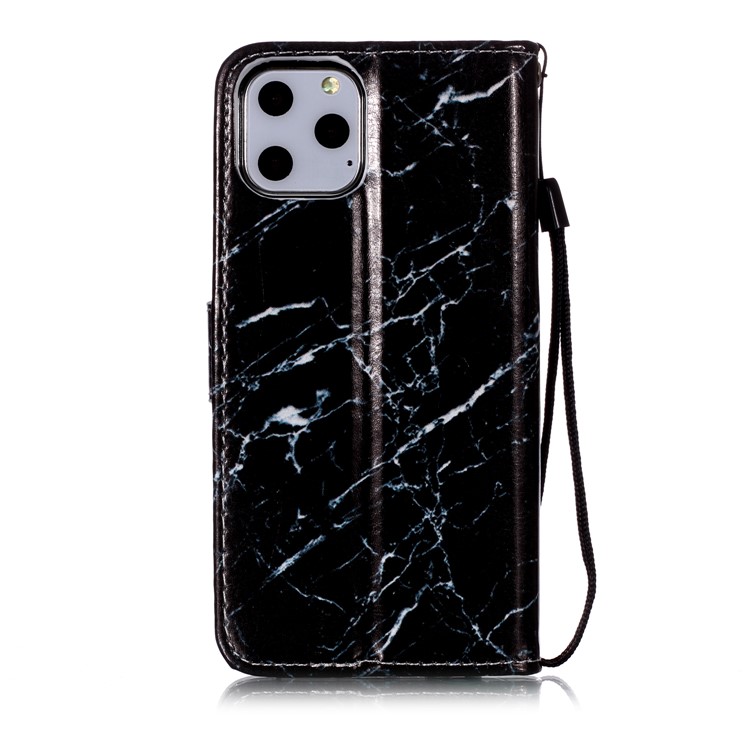 Custodia In Pelle Con Stampa Per Iphone (2019) Da 5,8 Pollici - Marmorizzazione Blu-6