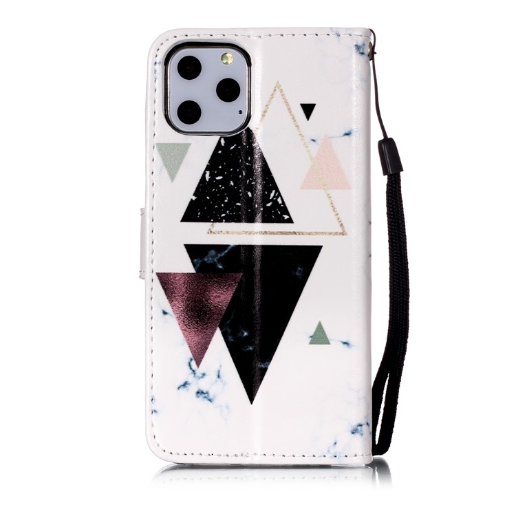 Printing Leather Case for iPhone 11 Pro 5.8 inch (2019) - Triangle-6
